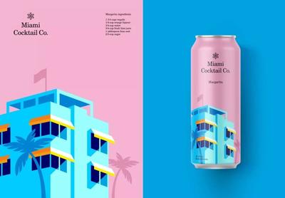 廈門飲料包裝設計_2019好看的酒水飲料包裝設計秀插畫篇